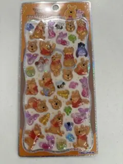 プチドロップステッカー　くまのプーさん Disney