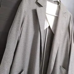 未使用　フラデリ◆細かいチェック　スプリンク゚コートジャケット　訳あり