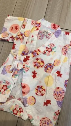 金魚柄コットン甚平