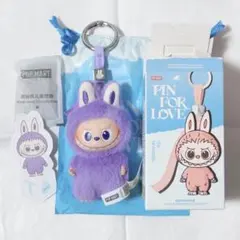 THE MONSTERS PIN FOR LOVE イニシャル ラブブ T 紫