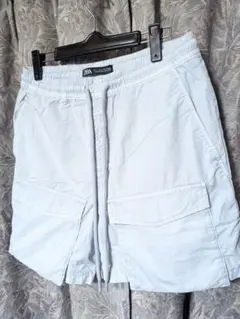 新品 ZARA フロントカーゴショートパンツ