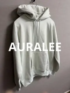 AURALEE スウェットパーカー　裏起毛　ライトグリーン　サイズ5
