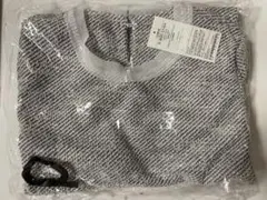 DHOLIC ツイード風半袖ワンピース グレー系