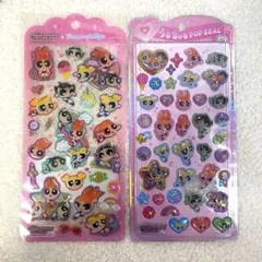 【国内正規品】パワーパフガールズ　うるちゅるポップシール　ドロップジュエリー