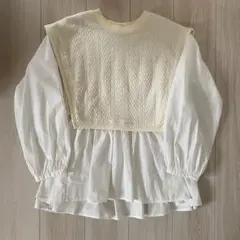 Ray BEAMS ケーブル キリカエ プルオーバー