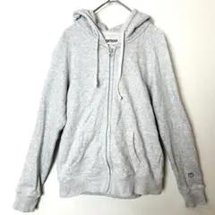 OUTDOOR PRODUCTS パーカー　フルジップ　フード　グレーカジュアル