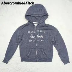 Abercrombie&Fitch パーカー ジップアップ フード 刺繍