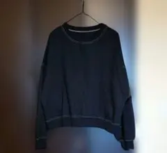 クラシカルエルフ　黒 クルーネック トレーナー