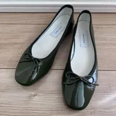 ADAM ET ROPE' バレエシューズ　パンプス　22.5 カーキ