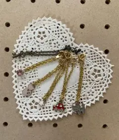 リカちゃん用 1/6ドール用 リアル ネックレス ペンダント 5本セット