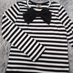 Bee des Bee ボーダー柄 長袖カットソー 120