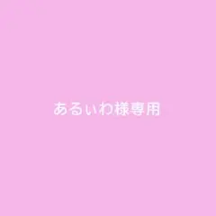 あるぃわ様専用ページ