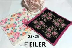 ♥フェイラ　タオルハンカチ　薔薇柄　美品　まとめ売り