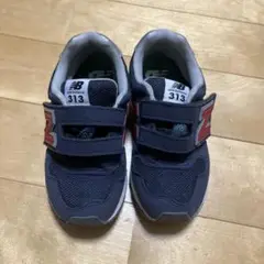 New Balance 313 ネイビー/レッド スニーカー　18cm