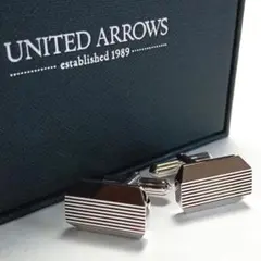 uac585 ユナイテッドアローズ カフス/カフリンクス シルバー オクタゴン