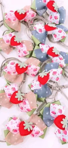 いちご　トリミングチョーカー　10個　125