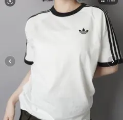 adidas Tシャツ 半袖 ホワイト Sのサムネイル