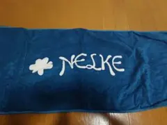 NELKE ロゴ入りタオル 青