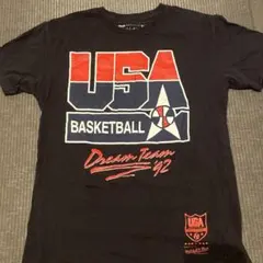 Mitchell＆Ness 92年 ドリームチーム プリントTシャツ 黒 Sのサムネイル