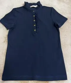 TORY BURCH ネイビー 半袖シャツ Sのサムネイル