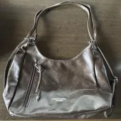 FASHION & BAGS LEATHER ショルダーバッグ ブラウン