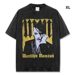 マリリン マンソン MARILYN MANSON ヴィンテージ加工 TシャツXL