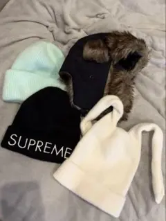 SUPREME ニット帽セット