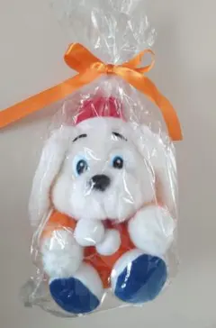 清水エスパルス　ホワイトパルちゃんマスコット ぬいぐるみ 白×オレンジ ホワイト