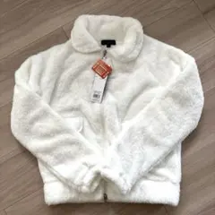 新品 キャロウェイ フリースジャケット ホワイト レディース S