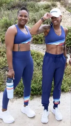 JAZZERCISEジャザサイズ ネイビー ジョガーパンツMサイズ