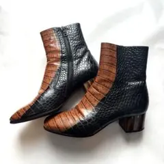 DRIES VAN NOTEN ドリスヴァンノッテン ブーツ 38.5 茶 黒のサムネイル