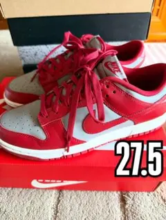 90s　ナイキ　NIKE DUNK LOW ネバダ　オリジナル　赤灰　レッド 28 0cm NIKE DUNK LOW Medium Grey UNLV ネバダ ナイキ ダンク