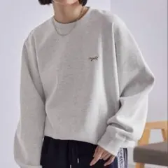 ペニーズ ワンポイントワッペン 刺繍 オーバーサイズ プルオーバー スウェット