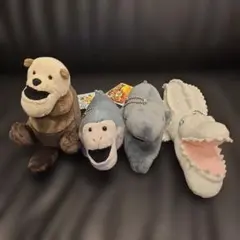 シャクレルプラネット ぬいぐるみマスコット 4종 세트