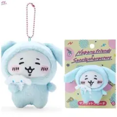 新品✤ナガノフレンズ×サンリオ ちいかわ マスコットホルダー ブローチ 2点