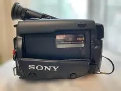 SONY Handycam CCD-TR75 ビデオカメラ 本体、電源ケーブルのサムネイル
