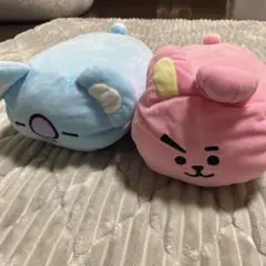 BT21♡一番くじ♡ぬいぐるみ♡ミニ枕♡2個セット
