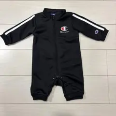 Champion ブラック　ロンパース　80cm