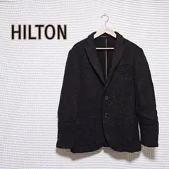 HILTON テーラードジャケット ダークブラウンSサイズ