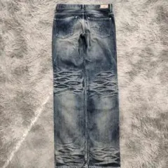 Archive Y2K 鬼フェード 鬼ヒゲ BLUE WAY デニムパンツ