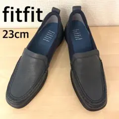 最終値下げ★超美品 fitfit スリッポン 23cm 軽量 本革インソール
