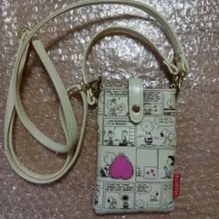 スヌーピー スマホショルダーバッグ