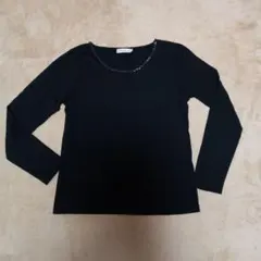 earthmusic＆ecology　キラキラビジューのトップス♪M