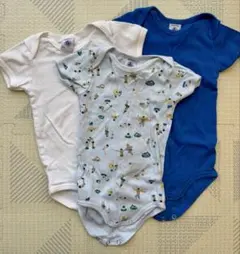 6M Petit Bateauロンパース3点セット
