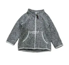 【H&M】 80 エイチアンドエム フリースパーカー 裏起毛 アウター 秋冬