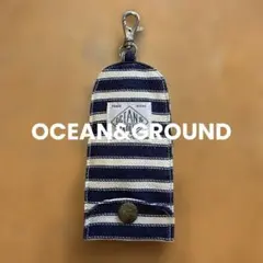 OCEAN&GROUND オーシャンアンドグラウンド キーケース ストライプのサムネイル