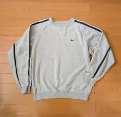 00s NIKE ナイキ ラグラン サイドライン スウェット グレー М