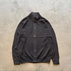 00s DOCKERS コットンドライバーズニット チャコールグレー M