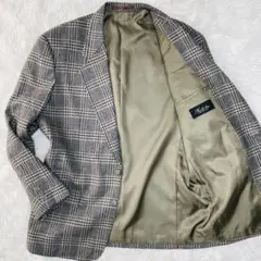 Fault less ジャケット グレンチェック ツイード L