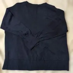 studioCLIP 薄手ニット　濃紺